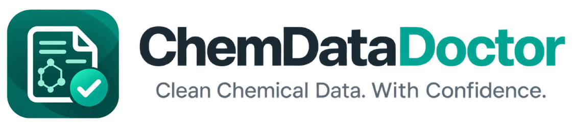 ChemDataDoctor-CAS Number Validator & Spreadsheet Cleaner